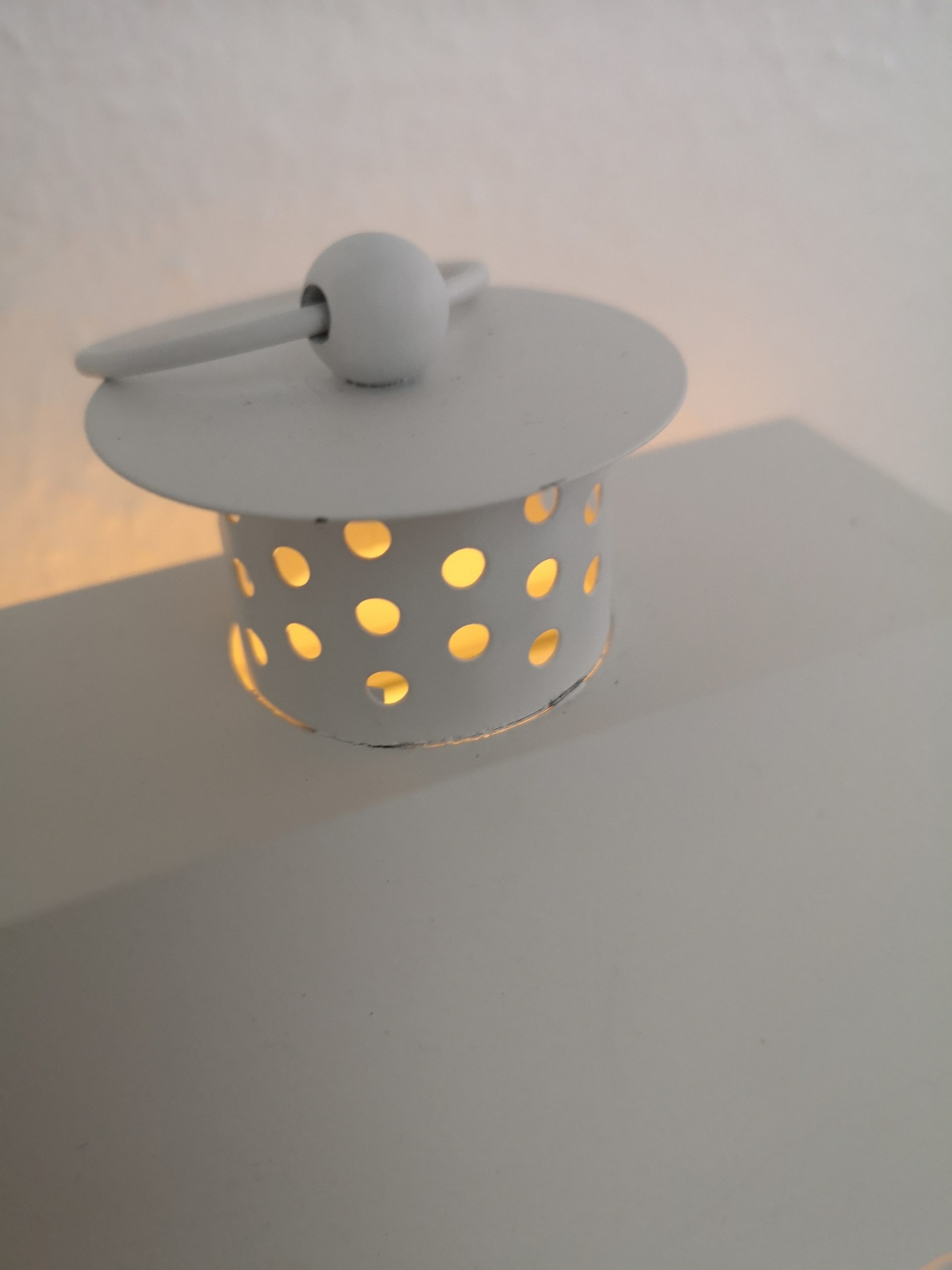 Frohe Weihnachten Designlaterne klein - Leuchtglas