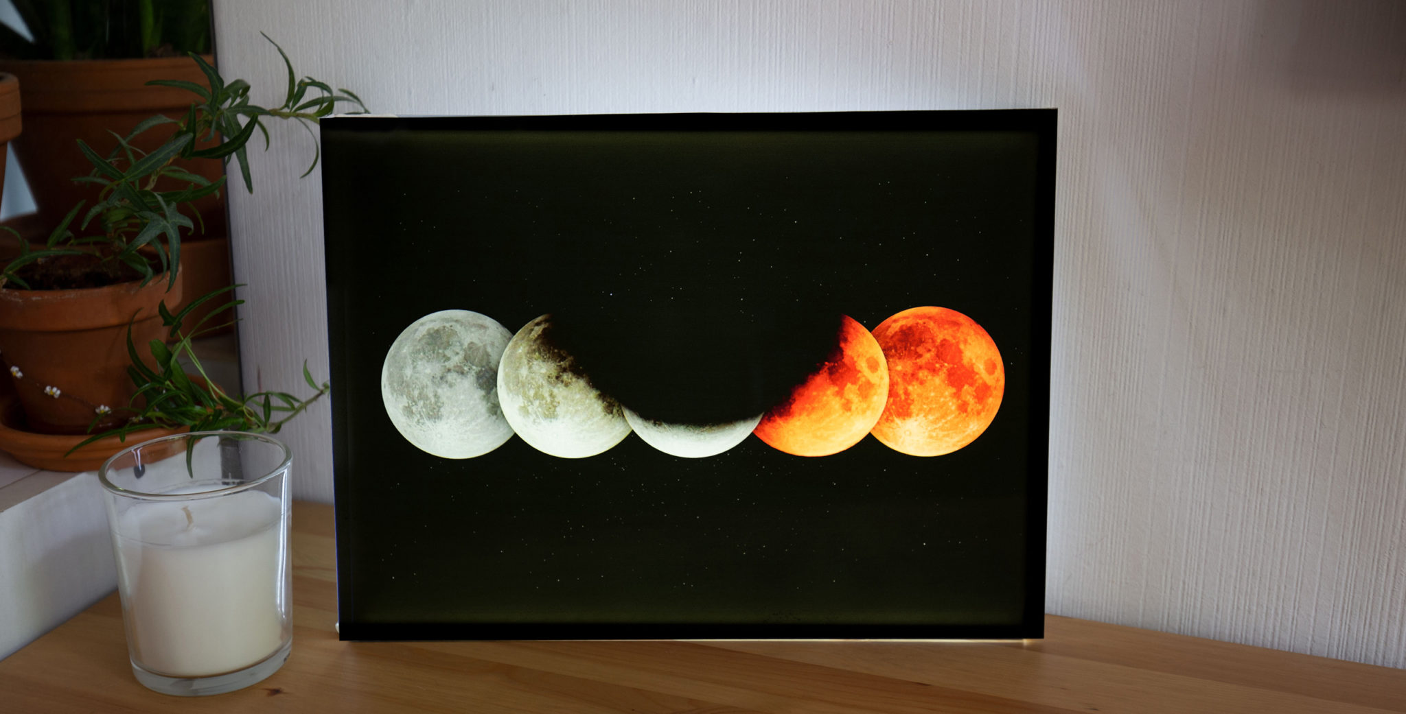 LEDGlasbild Leuchtglas