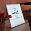 LED-Glasbild Liebesspruch "Du Ich Passt"