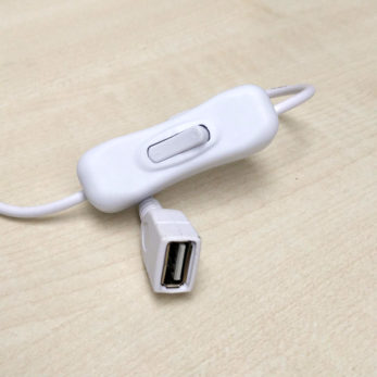 Detail Kabelverlängerung Schalter mit USB Anschluss