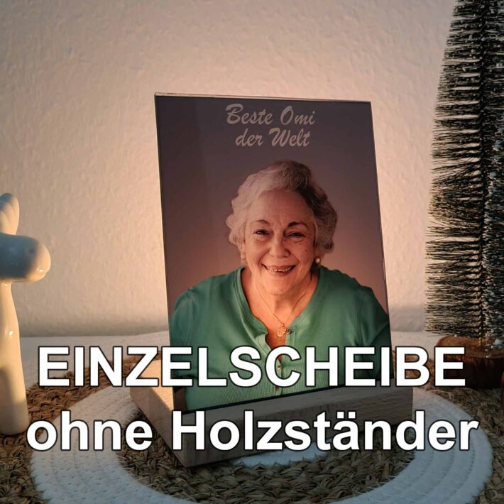 Einzelscheibe Fotoglas