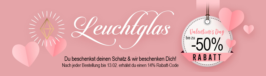 Valentinstagsangebot bis minus 50% auf Fotolaternen